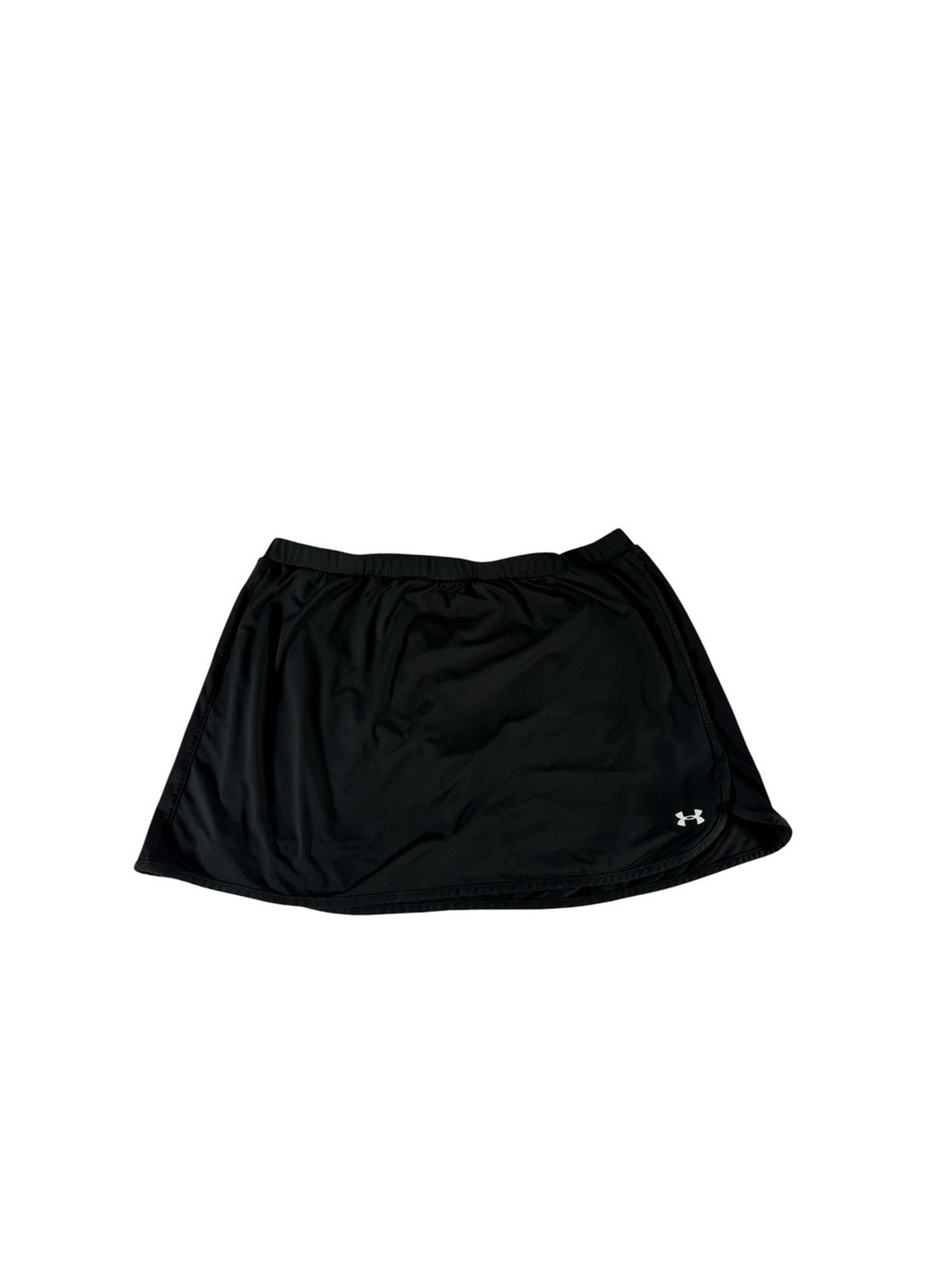 Under Armour HeatGear Skort Womens XL Black Tennis Golf Pickleball Running